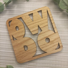 Load image into Gallery viewer, Wooden Laser Cut Coaster - Ow Do - Yorkshire Sayings - Fred &amp; Bo
