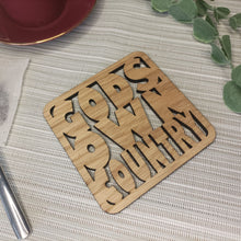 Load image into Gallery viewer, Wooden Laser Cut Coaster - Gods Own Country - Yorkshire Gift - Fred &amp; Bo
