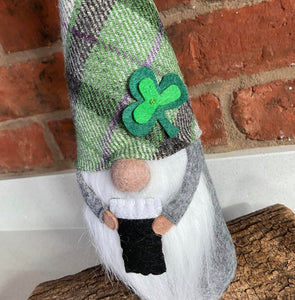 St Patricks Day Gnome - Quirky Threads Art