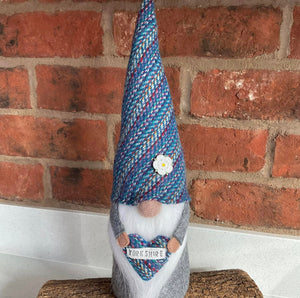 Yorkshire Gnome - Harris Tweed - Quirky Threads Art