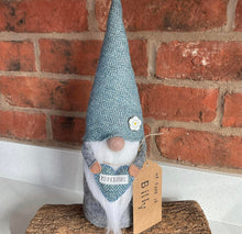 Load image into Gallery viewer, Yorkshire Gnome - Blue Tweed - Quirky Threads Art
