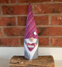 Load image into Gallery viewer, Yorkshire Gnome - Harris Tweed - Quirky Threads Art
