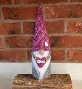 Yorkshire Gnome - Harris Tweed - Quirky Threads Art