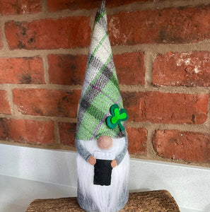 St Patricks Day Gnome - Quirky Threads Art