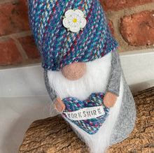 Load image into Gallery viewer, Yorkshire Gnome - Harris Tweed - Quirky Threads Art
