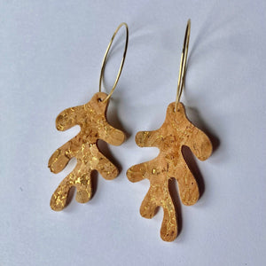 Seawood Hoop Earrings - Natural Cork Jewellery - Incorknito Designs