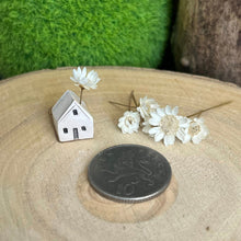 Load image into Gallery viewer, Mini House Flower Holder - Strawberry Lane Studio
