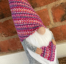 Load image into Gallery viewer, Gnome - Felt and Fabric - Harris Tweed Gnome - Quirky Threads Art
