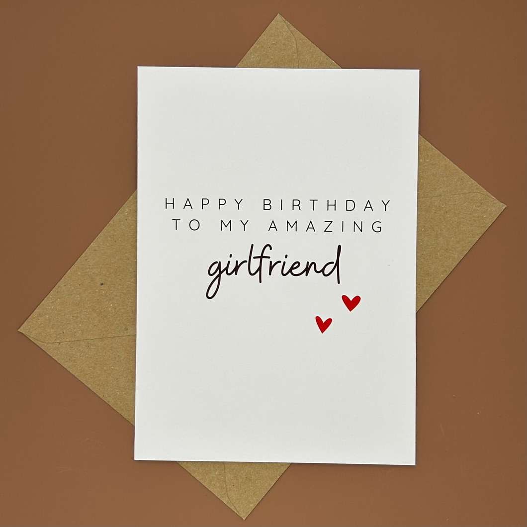 Girlfriend Birthday Card - Swale Studios