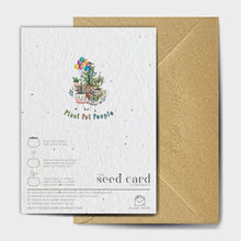 Load image into Gallery viewer, Wildflower Seed Paper Plantable Greetings Card - Together Forever, Happy Anniversary! - The Seed Card Company
