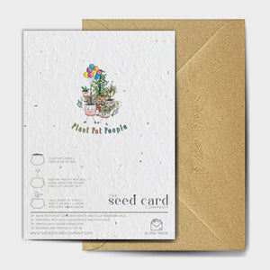Wildflower Seed Paper Plantable Greetings Card - Together Forever, Happy Anniversary! - The Seed Card Company