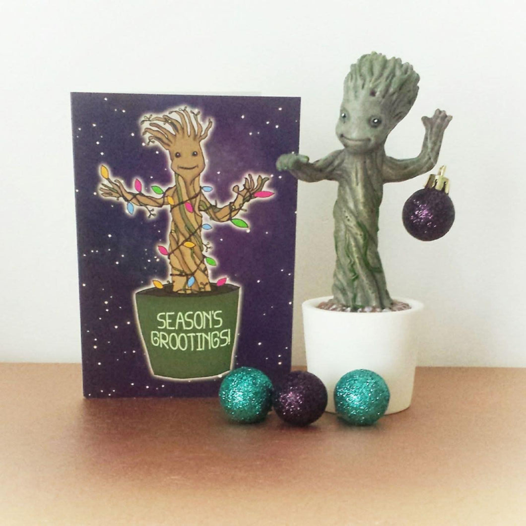 Christmas Card - Season's Grootings! - Guardians Of The Galaxy - Jil Made This