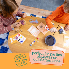 Load image into Gallery viewer, Crafting Kit for Kids - Paint Your Own Wooden Space Explorers Craft Kit - Let's Make &amp; Do
