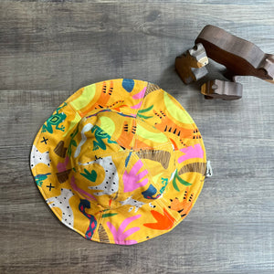 Summer Bucket Hat - Double Sided / Reversible - 3-6 Years - Three Bear Clothing