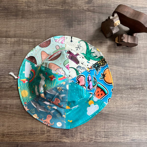 Summer Bucket Hat - Double Sided / Reversible - 3-6 Years - Three Bear Clothing