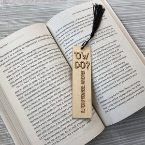 Wooden Bookmarks - Yorkshire Slang - Lots of Sayings - Fred & Bo - Yorkshire gift ideas