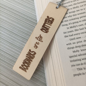 Wooden Bookmarks - Book Lover Quotes - Lots to choose - Book Lovers - Fred & Bo