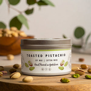 Candle - Toasted Pistachio - hand poured soy wax candles - The Yorkshire Candle Company Ltd