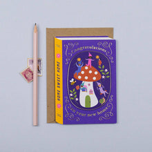 Load image into Gallery viewer, New Home Card - Mushroom House - Book Card - Mifkins
