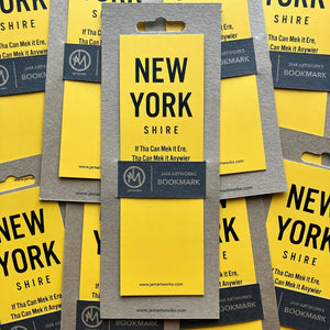 Bookmark - New Yorkshire - Yorkshire themed bookmark - JAM Artworks