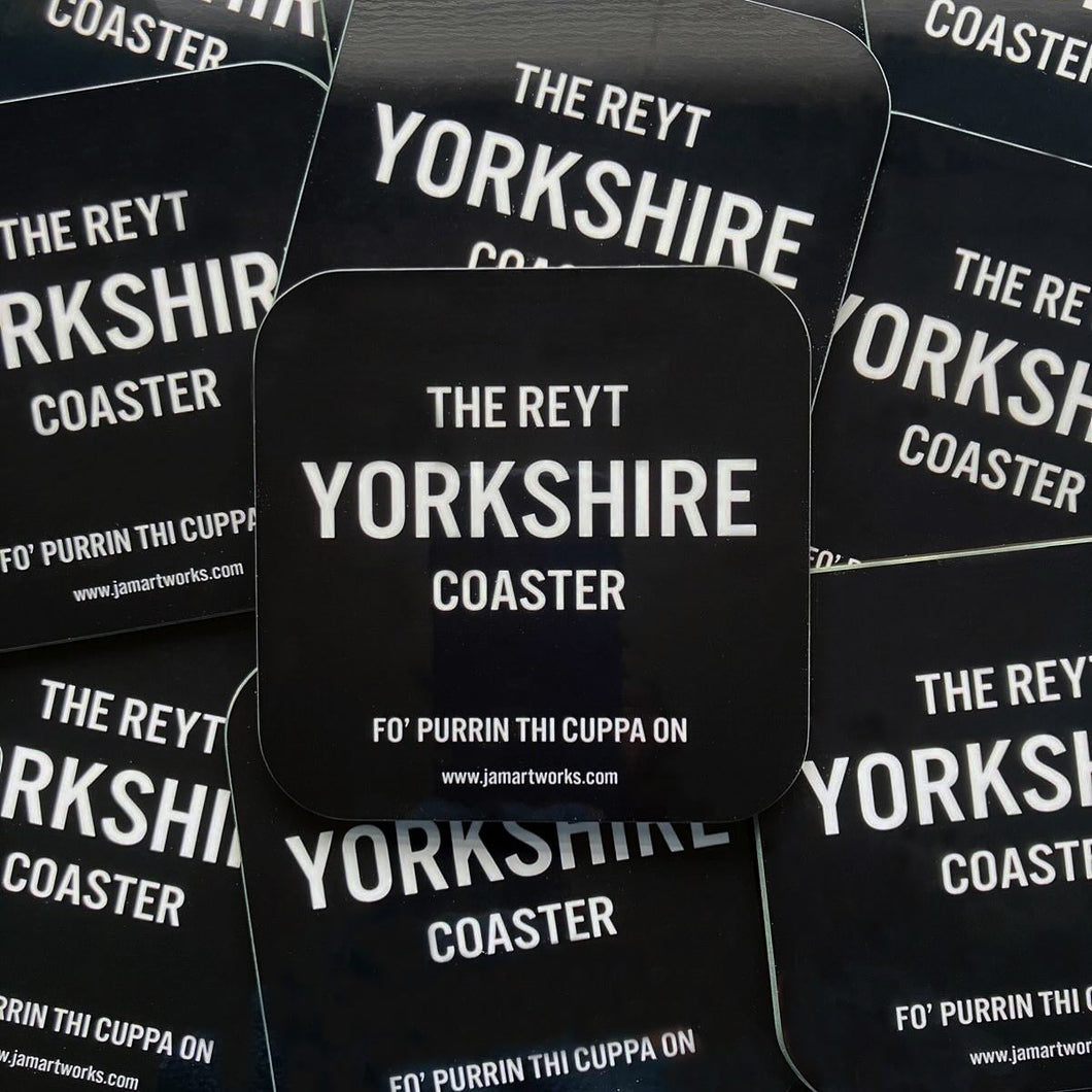 Coaster - The Reyt Yorkshire Coaster - JAM Artworks