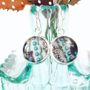 Drop Earrings - Dash - Resin Beaded Jewellery - Nimanoma