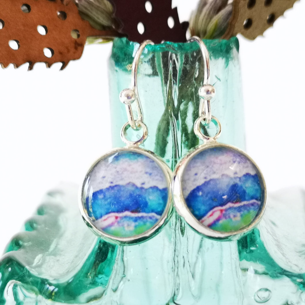 Drop Earrings - Fell - Resin Beaded Jewellery - Nimanoma