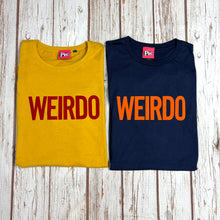 Load image into Gallery viewer, Weirdo T-Shirt - Unisex - Mustard - 44 Ideas
