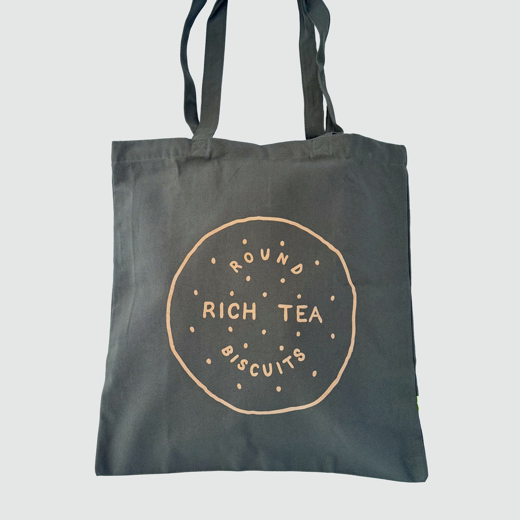 Tote Bag - Biscuit - Rich Tea - Organic cotton - various colours - 44 Ideas