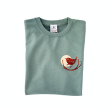 Load image into Gallery viewer, Wren Jumper/Sweatshirt - Unisex - Dusty Green - 44 Ideas
