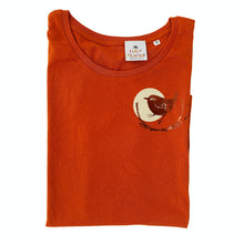 Load image into Gallery viewer, Wren T-Shirt - Womens Cut - Rust - 44 Ideas
