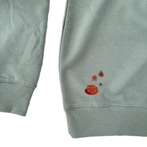 Wren Jumper/Sweatshirt - Unisex - Dusty Green - 44 Ideas
