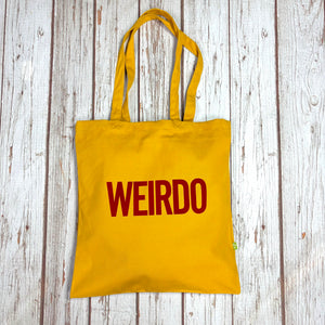 Tote Bag - Weirdo - Organic cotton - various colours - 44 Ideas