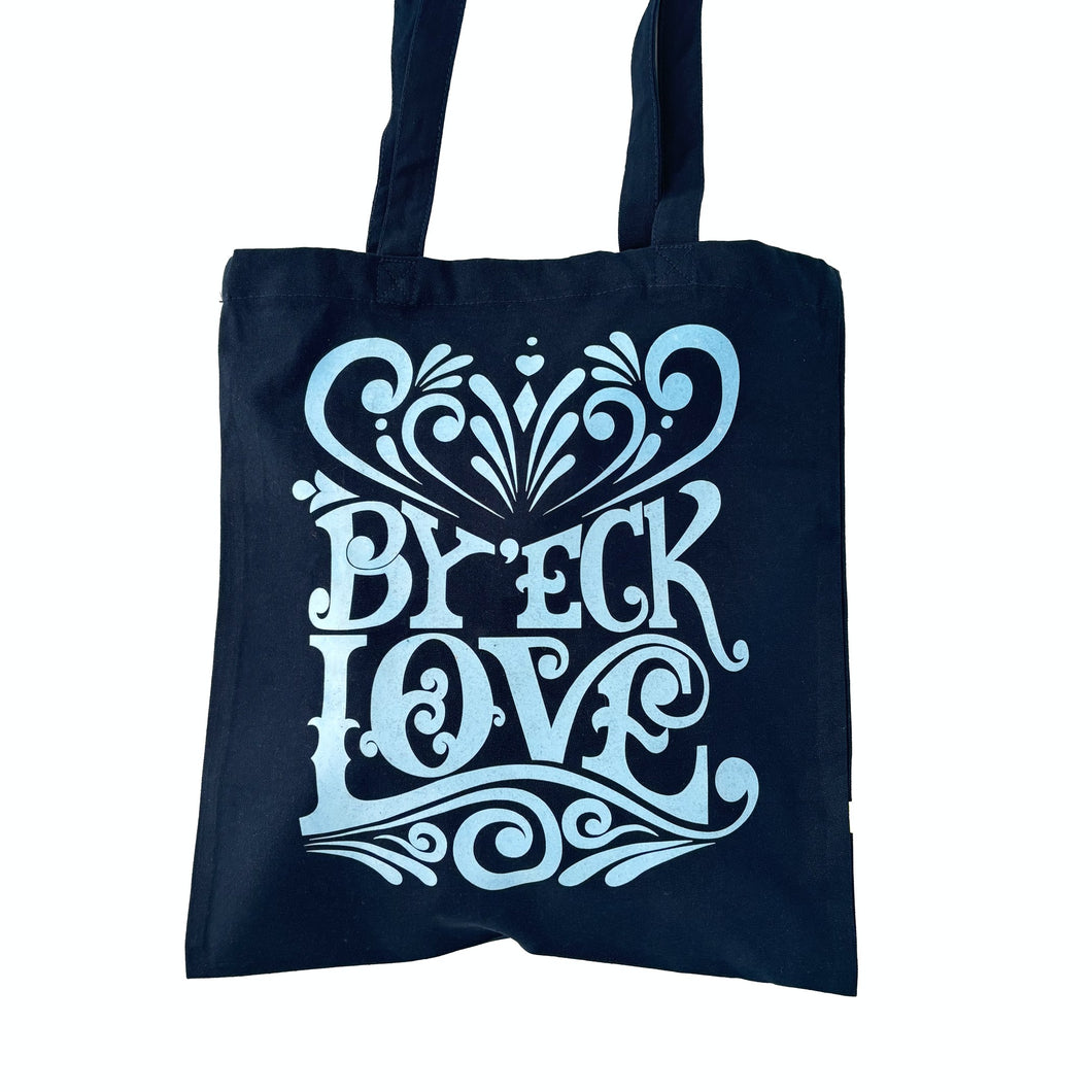 Tote Bag - By Eck Love - Organic cotton - various colours - 44 Ideas - Yorkshire gift idea