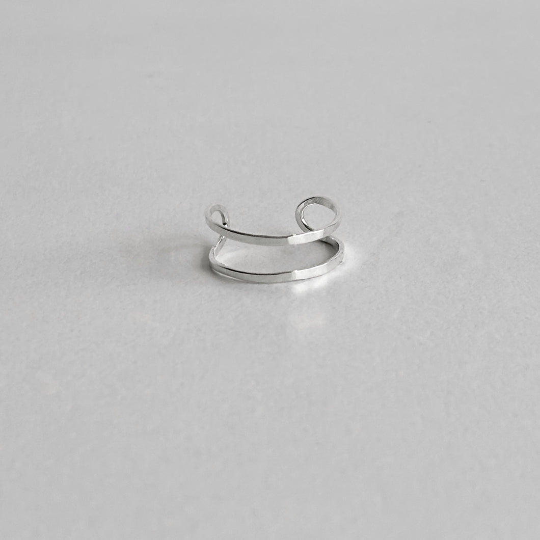 Toe Ring - Double Band - Sterling Silver - Gemma Fozzard