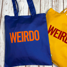 Load image into Gallery viewer, Tote Bag - Weirdo - Organic cotton - various colours - 44 Ideas
