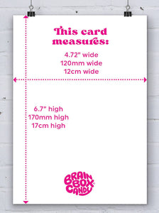 Funny Teacher Card - Best Teacher Tickbox Greetings Card - Brainbox Candy