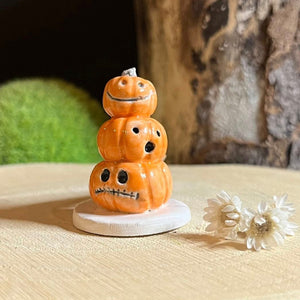 Mini Ceramic Pumpkin Stack - Strawberry Lane Studio