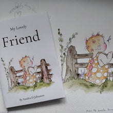 Load image into Gallery viewer, Lovely Little Book - My Lovely Friend - The Painted Card

