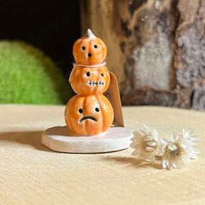 Mini Ceramic Pumpkin Stack - Strawberry Lane Studio