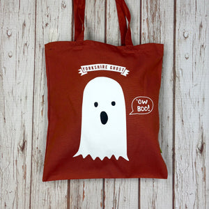 Tote Bag - Yorkshire Ghost - Ow Boo! - Organic cotton - various colours - 44 Ideas
