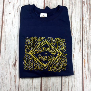 Biscuit Jumper/Sweatshirt - Unisex - Custard Cream - Navy - 44 Ideas