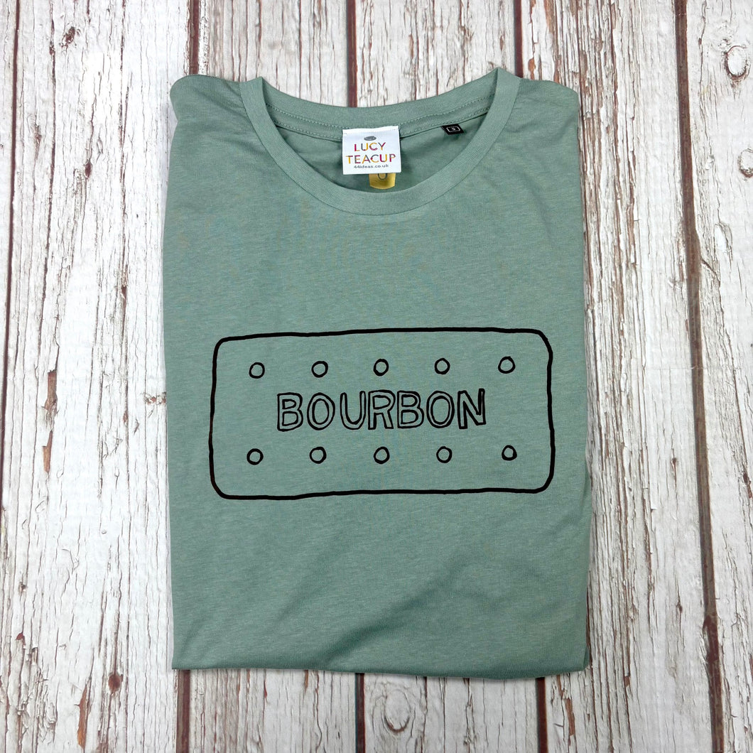 Biscuit T-Shirt - Unisex - Bourbon - Dusty Green - 44 Ideas