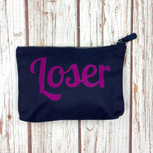 Load image into Gallery viewer, Pouch - Loser - Organic cotton - various colours - 44 Ideas
