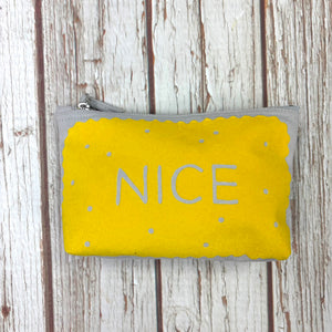 Pouch - Biscuit - Nice - Organic cotton - various colours - 44 Ideas