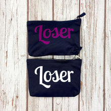 Load image into Gallery viewer, Pouch - Loser - Organic cotton - various colours - 44 Ideas
