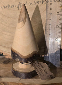 Wooden Christmas Tree - Cherry - Wood Turned Tree - What Wood Claire Do?