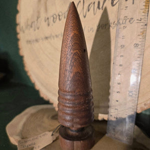 Wooden Christmas Tree - Sapele - Wood Turned Tree - What Wood Claire Do?