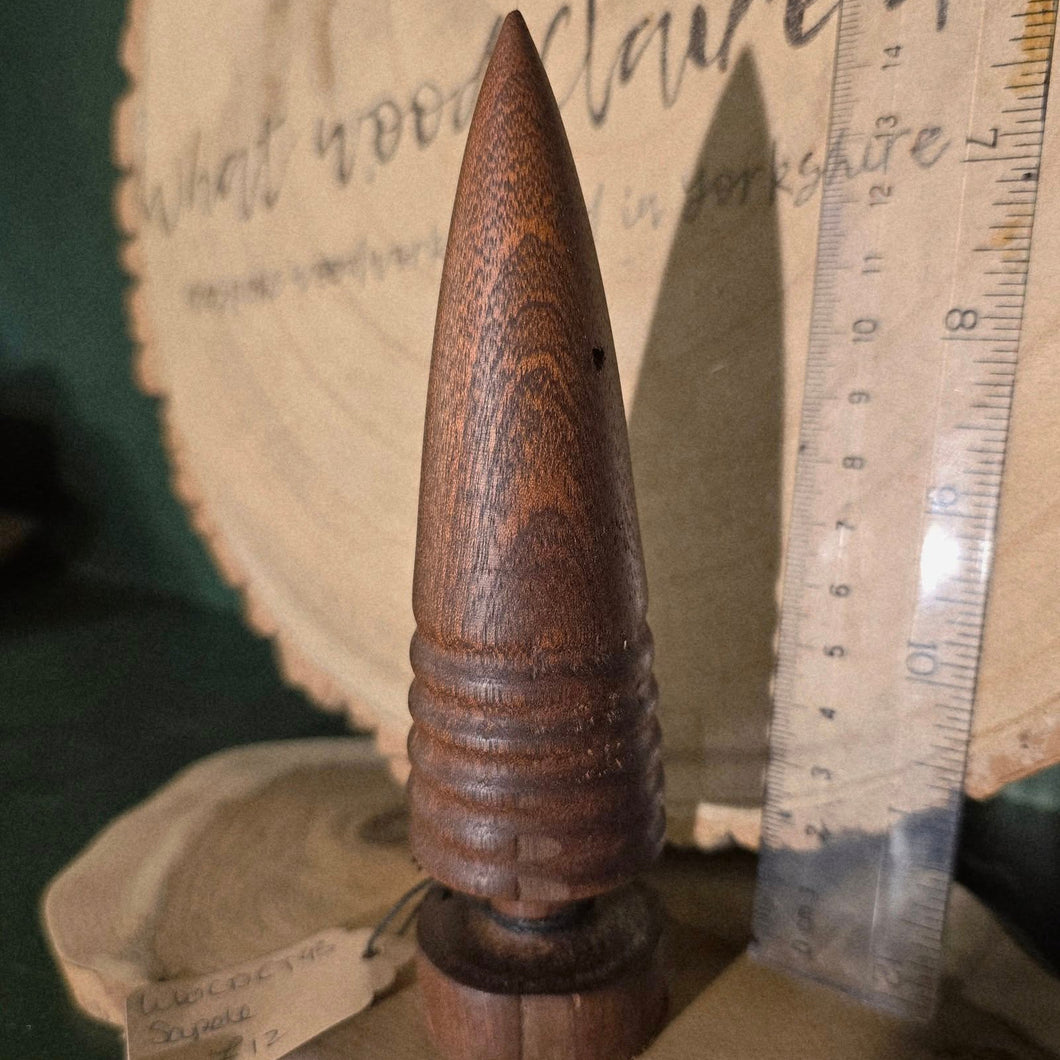 Wooden Christmas Tree - Sapele - Wood Turned Tree - What Wood Claire Do?