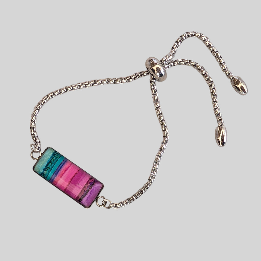 Stainless Steel Adjustable Bracelet - Nichol Stokes Designs